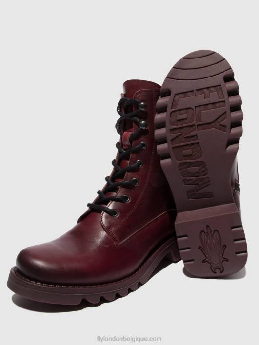 bottines à lacets reid893 Fly London femmes violet (semelle violette) 0FBB93