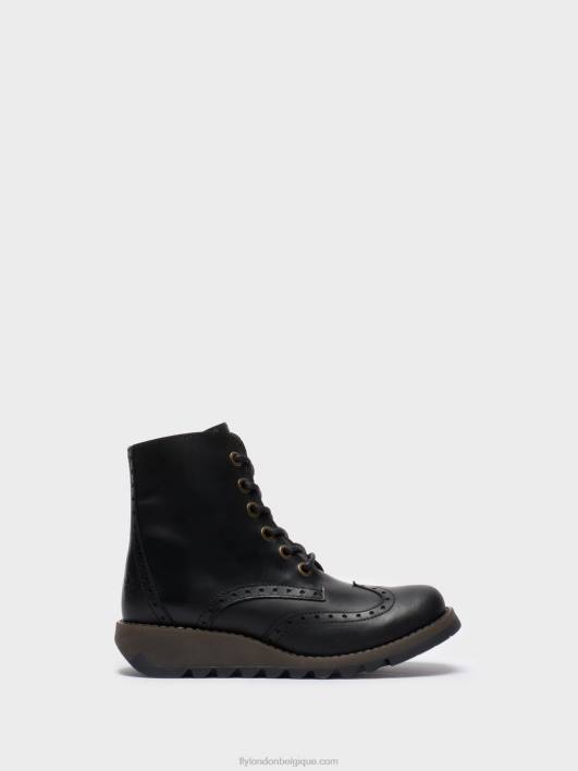 bottines à lacets sarl069 Fly London femmes noir 0FBB254
