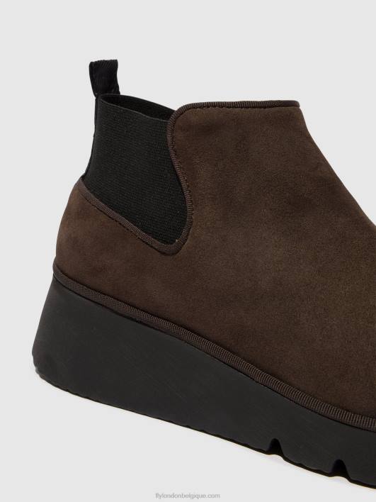 bottines élastiquées pada403 Fly London femmes ns. taupe 0FBB112