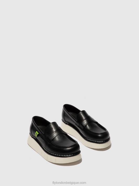 bottines plates iker246 Fly London femmes tonnerre noir 0FBB165