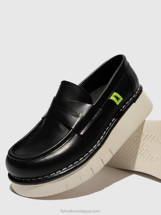 bottines plates iker246 Fly London femmes tonnerre noir 0FBB165