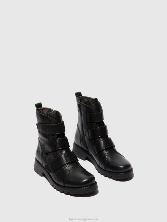 bottines à scratch rach790 Fly London femmes noir 0FBB81