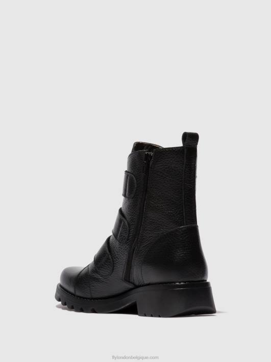 bottines à scratch rach790 Fly London femmes noir 0FBB81
