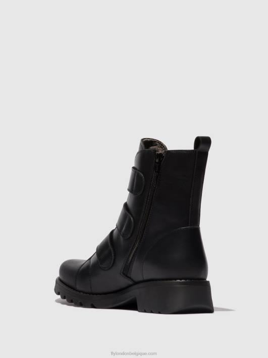 bottines à scratch rach790 Fly London femmes noir (tout noir) 0FBB19