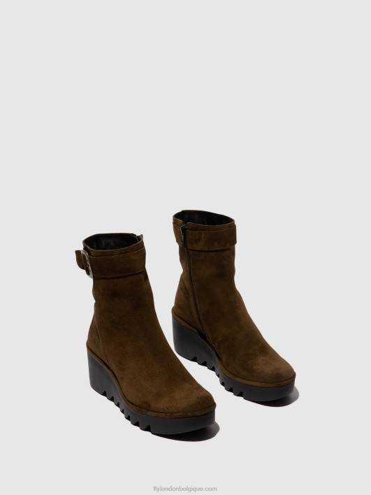bottines zippées bepp396 Fly London femmes boue 0FBB61