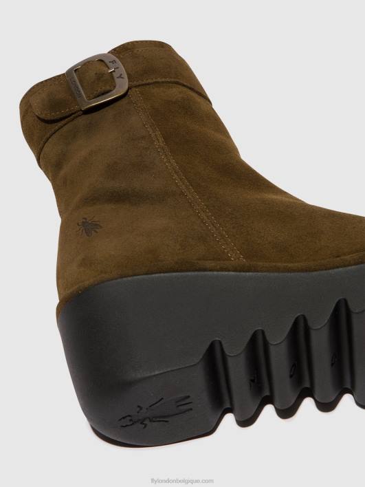 bottines zippées bepp396 Fly London femmes boue 0FBB61