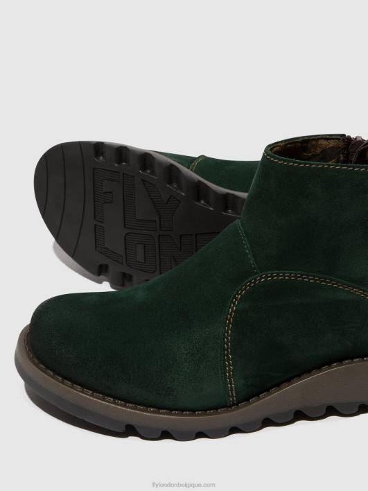 bottines zippées sely918 Fly London femmes vert forêt/diesel 0FBB22