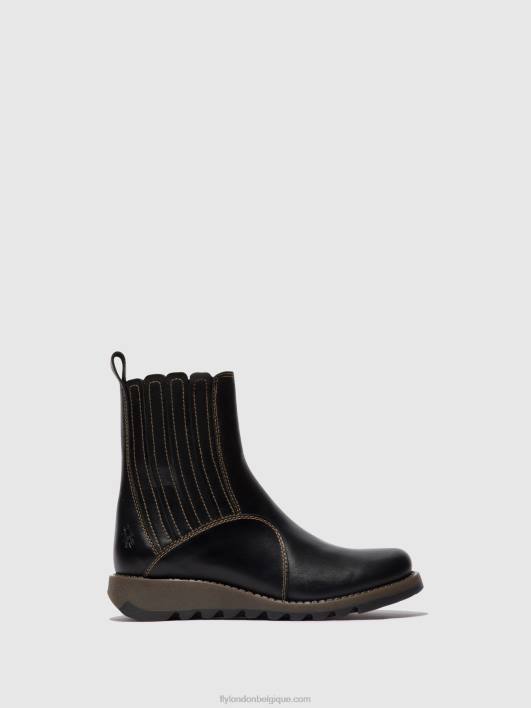 bottines zippées suzy899 Fly London femmes noir 0FBB38