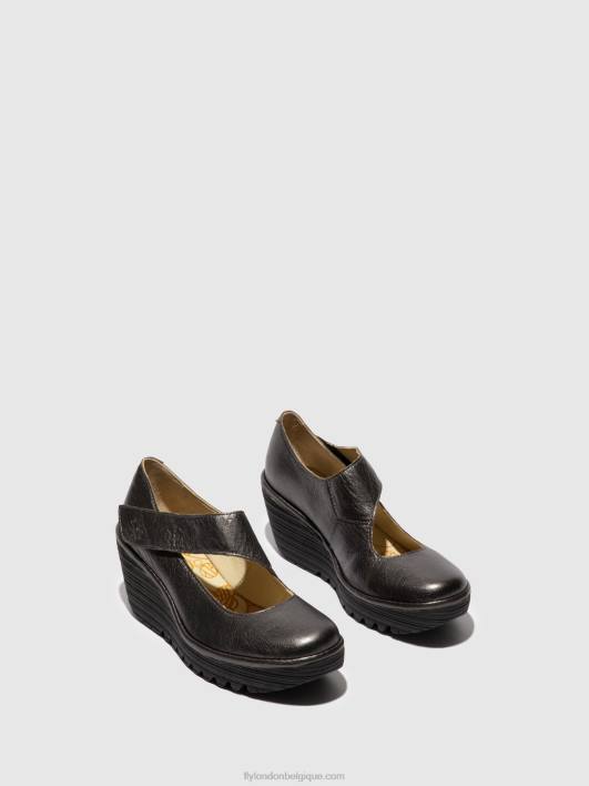 chaussures compensées yasi682 Fly London femmes graphite 0FBB703