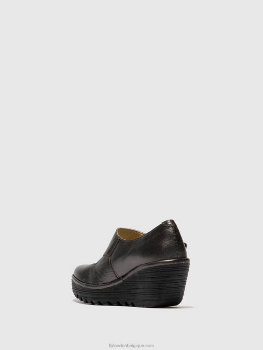 chaussures compensées yasi682 Fly London femmes graphite 0FBB703
