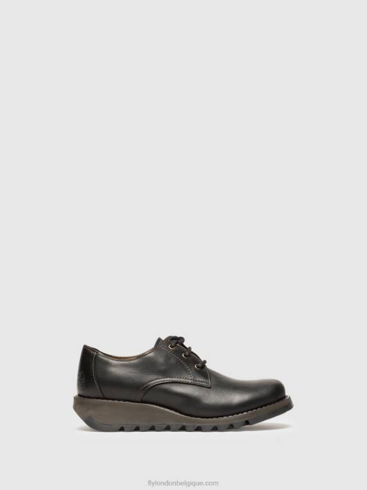 chaussures derby simb389 Fly London femmes noir 0FBB698
