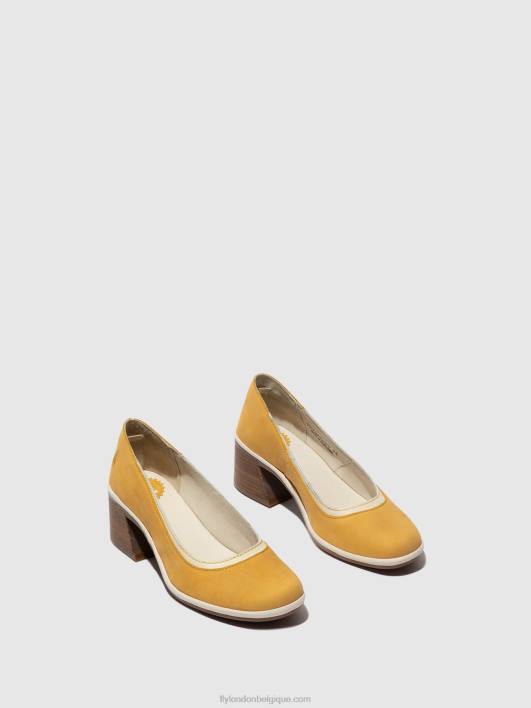 chaussures escarpins classiques lade372 Fly London femmes bourdon/blanc cassé 0FBB689