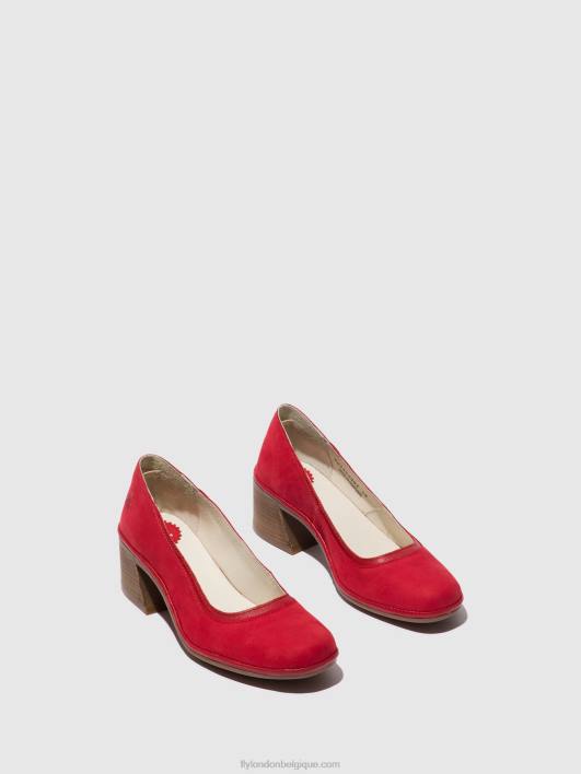 chaussures escarpins classiques lade372 Fly London femmes rouge à lèvres rouge 0FBB690