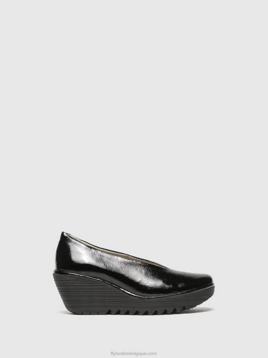 escarpins classiques chaussures yaz luxor Fly London femmes noir 0FBB697