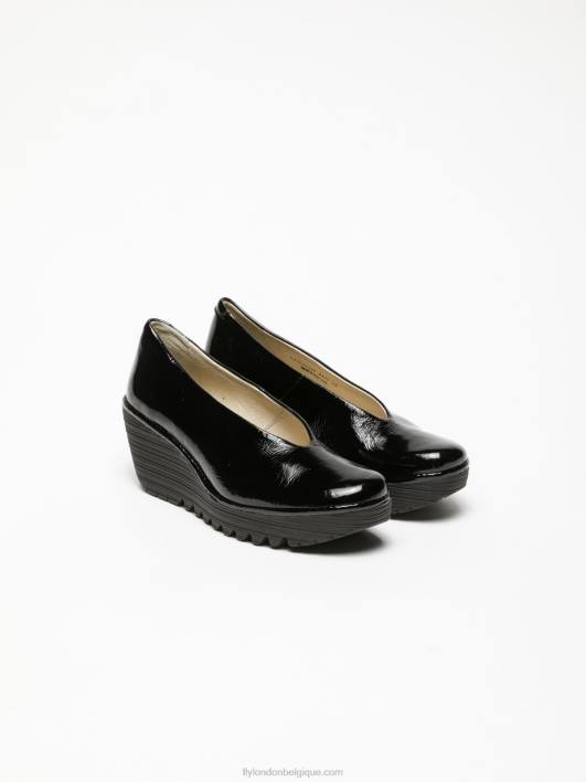 escarpins classiques chaussures yaz luxor Fly London femmes noir 0FBB697