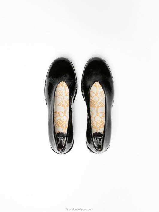 escarpins classiques chaussures yaz luxor Fly London femmes noir 0FBB697