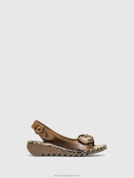sandales à boucle Fly London femmes Pérou 0FBB528