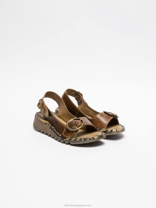 sandales à boucle Fly London femmes Pérou 0FBB528