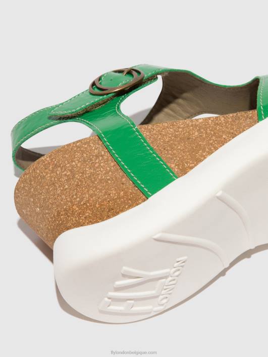 sandales à boucle gova962 Fly London femmes vert 0FBB502