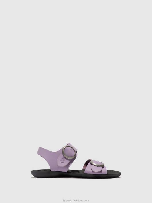 sandales à boucle masa757 Fly London femmes violet 0FBB499