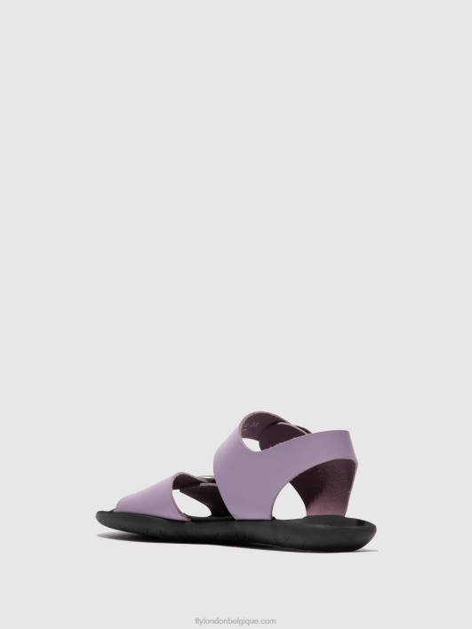 sandales à boucle masa757 Fly London femmes violet 0FBB499