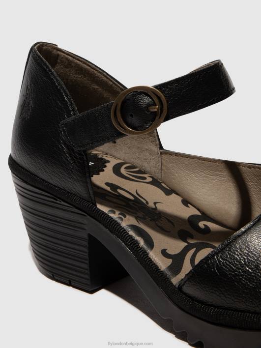 sandales à boucle wifo440 Fly London femmes noir 0FBB493