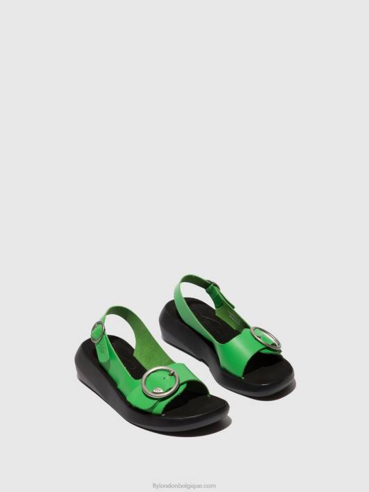 sandales à bride arrière berk754 Fly London femmes avocat 0FBB467
