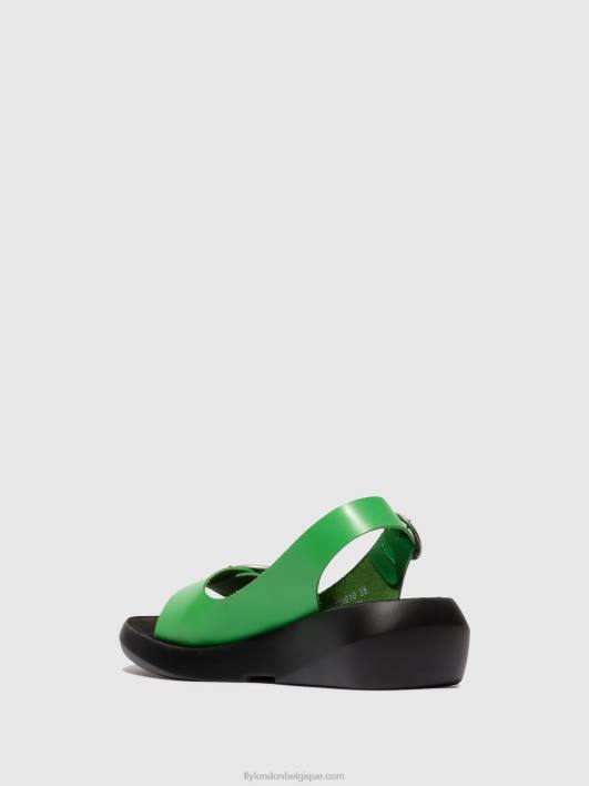sandales à bride arrière berk754 Fly London femmes avocat 0FBB467