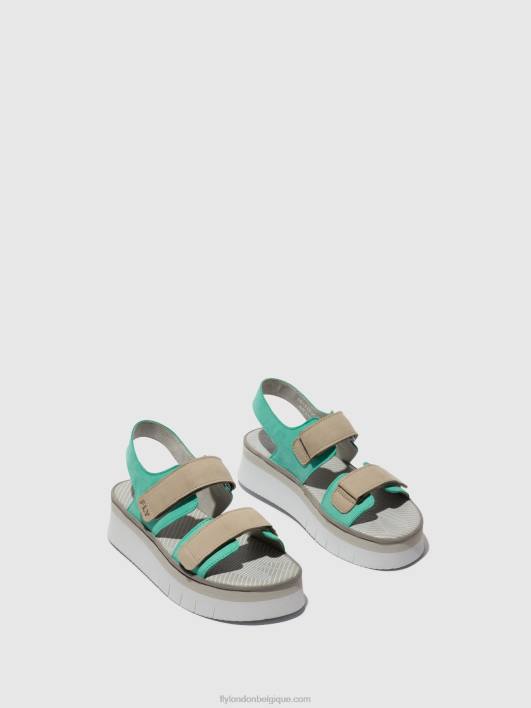 sandales à bride arrière cori377 Fly London femmes mynt/nuage 0FBB578