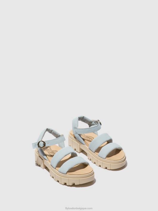 sandales à bride arrière jela864 Fly London femmes bleu ciel 0FBB544