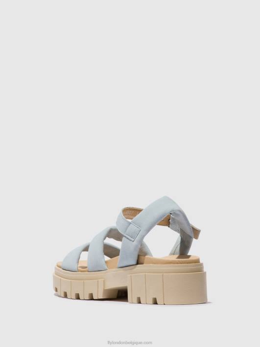sandales à bride arrière jela864 Fly London femmes bleu ciel 0FBB544