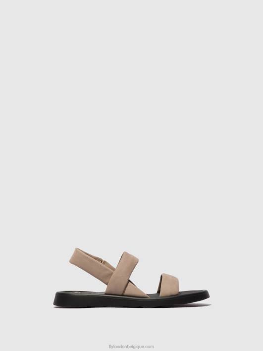 sandales à bride arrière tera873 Fly London femmes béton 0FBB539