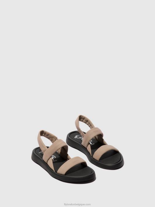 sandales à bride arrière tera873 Fly London femmes béton 0FBB539