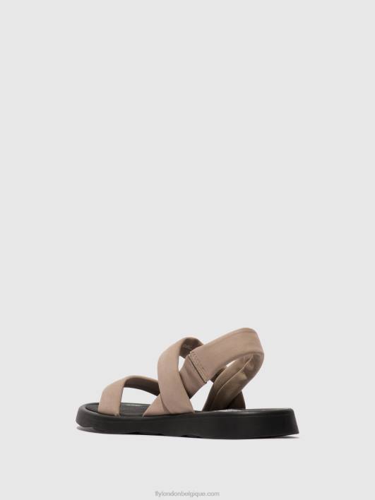 sandales à bride arrière tera873 Fly London femmes béton 0FBB539