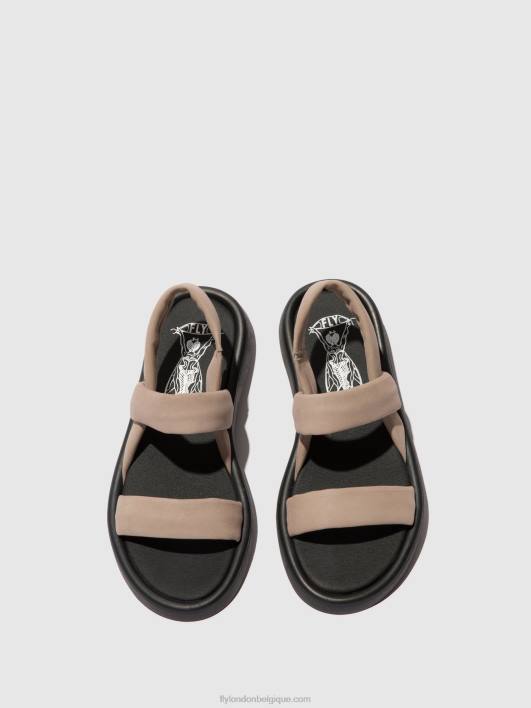 sandales à bride arrière tera873 Fly London femmes béton 0FBB539