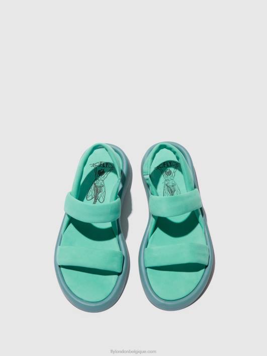 sandales à bride arrière tera873 Fly London femmes mynt 0FBB541