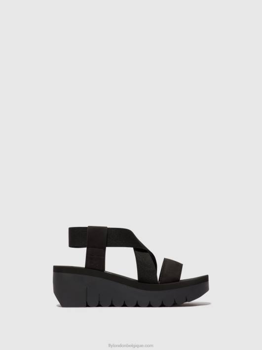 sandales à bride arrière yabi922 Fly London femmes noir 0FBB445