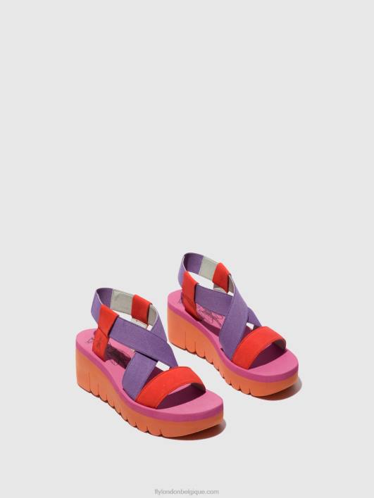 sandales à bride arrière yabi922 Fly London femmes orange (alto) 0FBB442