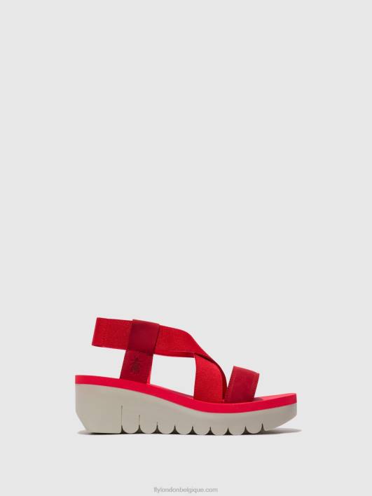 sandales à bride arrière yabi922 Fly London femmes rouge à lèvres rouge (rouge) 0FBB447