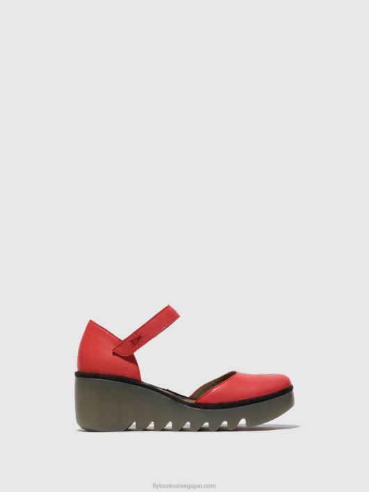 sandales à bride cheville biso305 Fly London femmes framboise 0FBB513