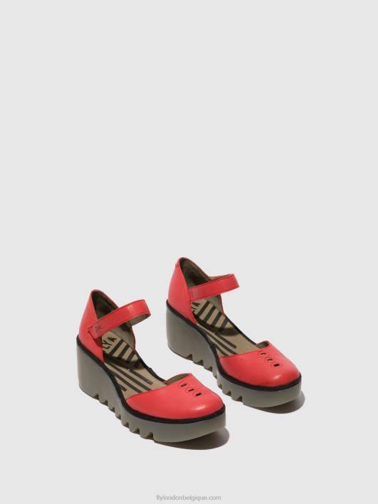sandales à bride cheville biso305 Fly London femmes framboise 0FBB513