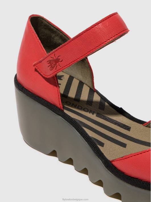 sandales à bride cheville biso305 Fly London femmes framboise 0FBB513