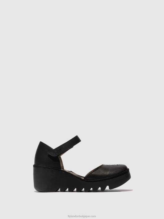sandales à bride cheville biso305 Fly London femmes noir 0FBB512