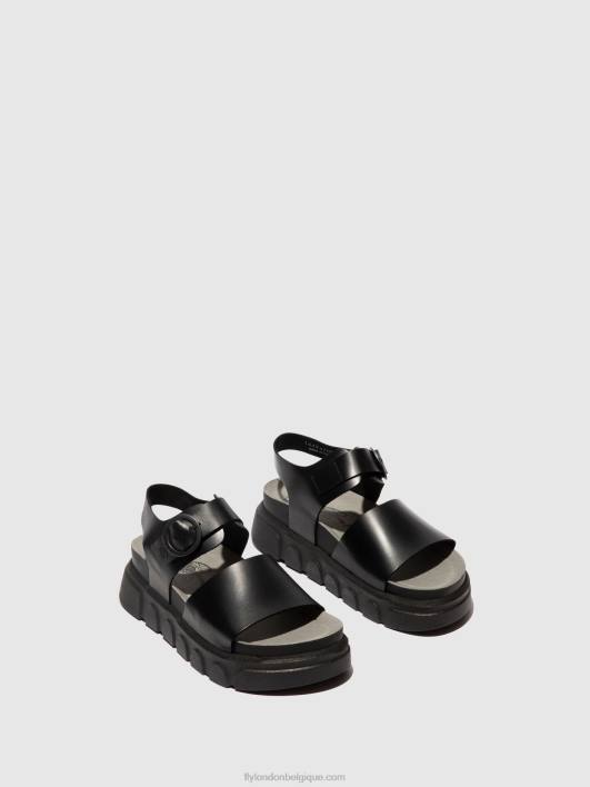 sandales à bride cheville cree947 Fly London femmes noir 0FBB506