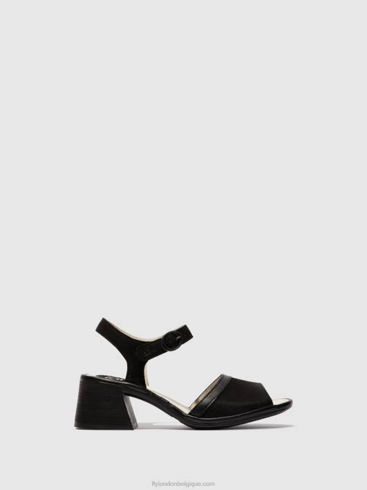 sandales à bride cheville lear374 Fly London femmes noir 0FBB531