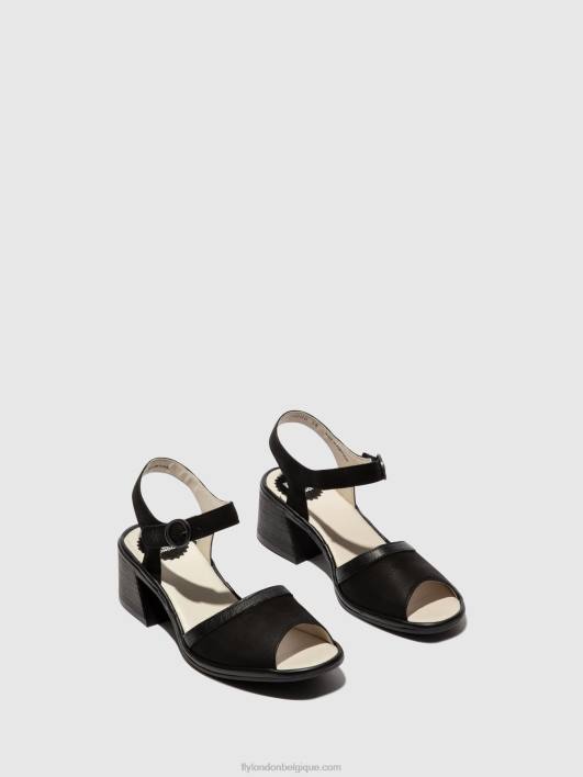 sandales à bride cheville lear374 Fly London femmes noir 0FBB531