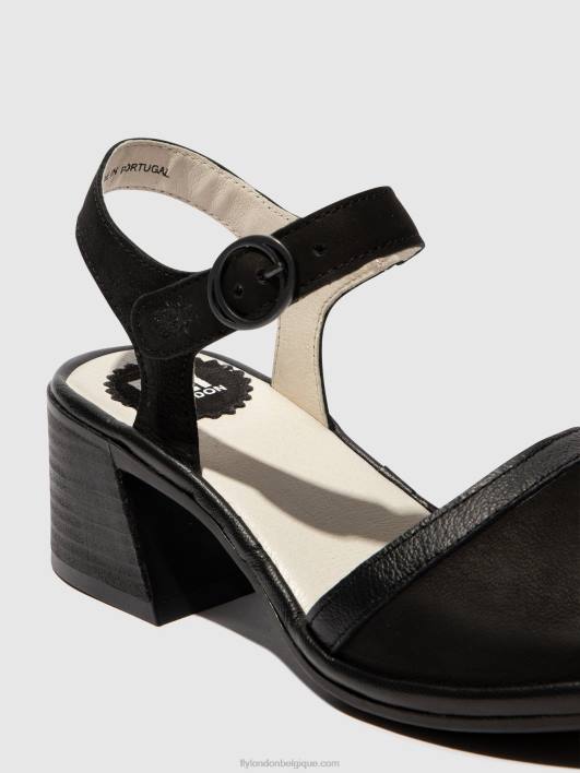 sandales à bride cheville lear374 Fly London femmes noir 0FBB531