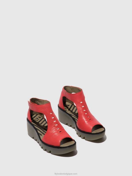 sandales à bride en T bezo306 Fly London femmes framboise 0FBB419