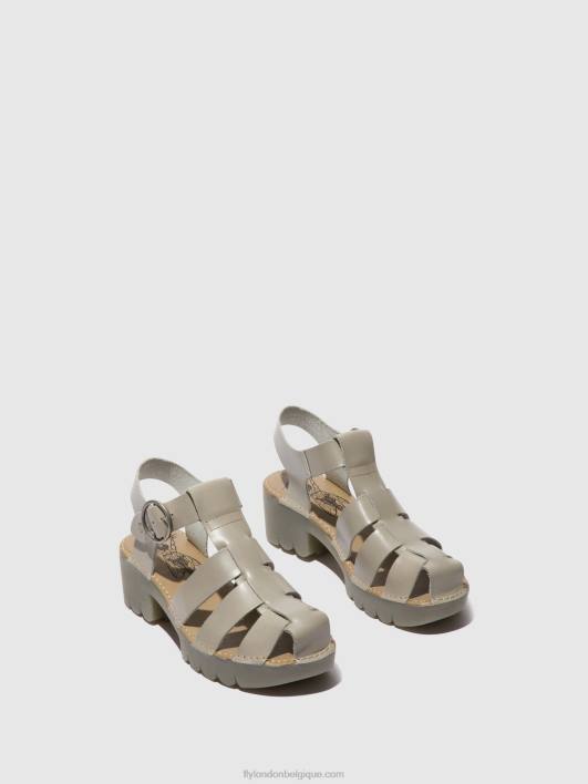 sandales à bride en T emme511 Fly London femmes nuage 0FBB582