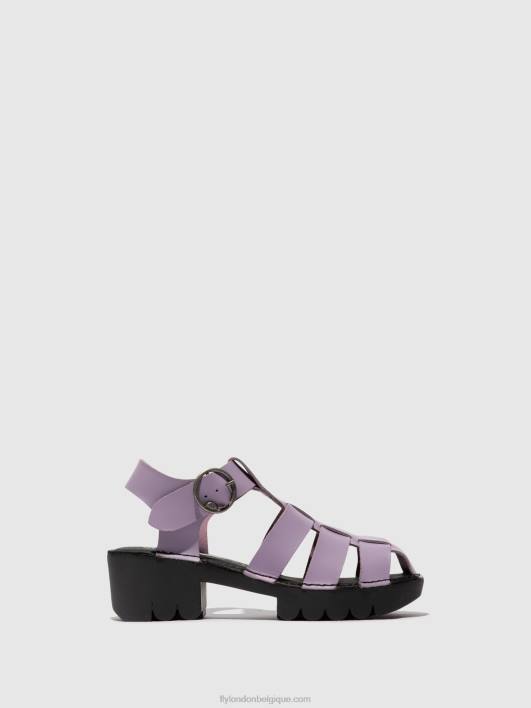 sandales à bride en T emme511 Fly London femmes violet 0FBB407